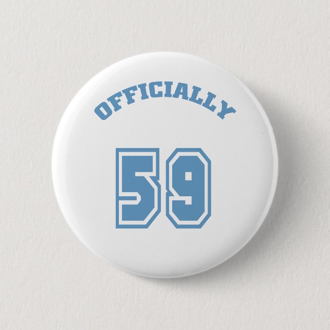 Badge Rond 5 Cm Officiellement 59 (Devant)