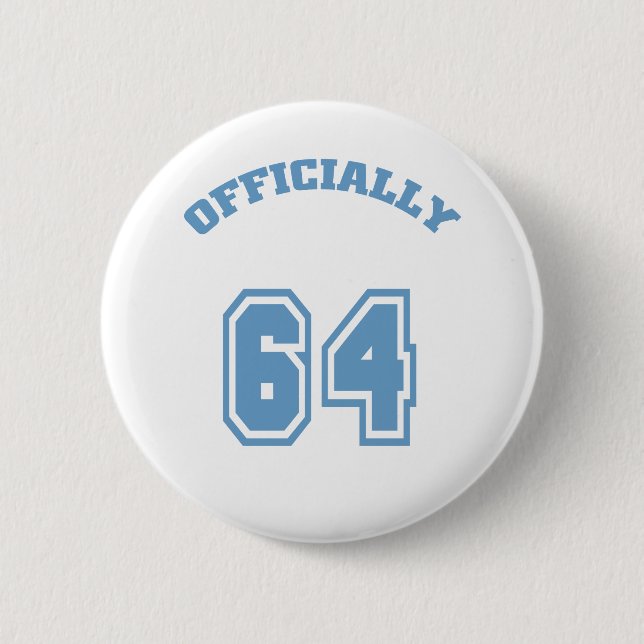 Badge Rond 5 Cm Officiellement 64 (Devant)