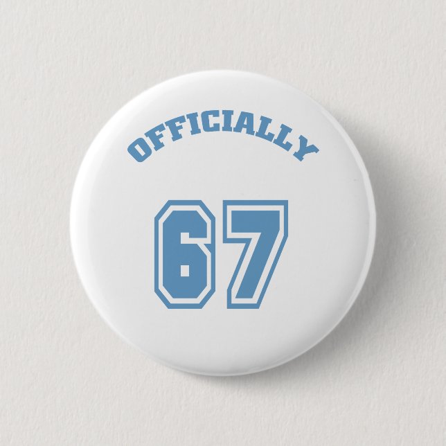 Badge Rond 5 Cm Officiellement 67 (Devant)