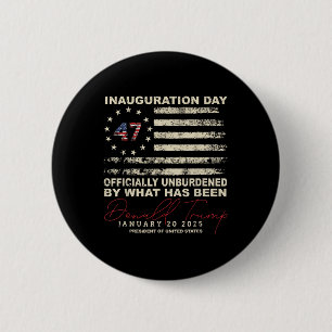 Badge Rond 5 Cm Officiellement Inoccupé Par Ce Qui A Été Trump Vic