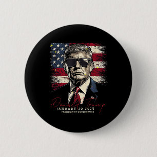 Badge Rond 5 Cm Officiellement Inoccupé Par Ce Qui A Été Trump Vic