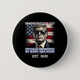Badge Rond 5 Cm Officiellement Inoccupé Par Ce Qui A Été Trump Vic