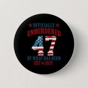 Badge Rond 5 Cm Officiellement Inoccupé Par Ce Qui A Été Trump Vic