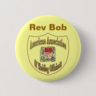Badge Rond 5 Cm Officier Mariage AAWO