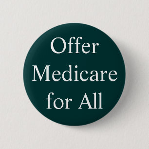 Badge Rond 5 Cm Offre Assurance-maladie pour tous