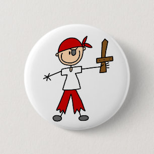 Badge Rond 5 Cm Oh bouton de pirate