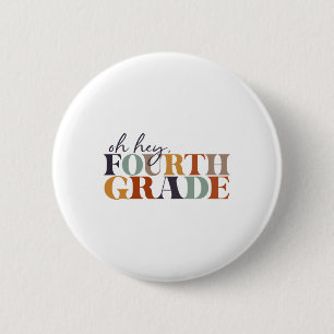 Badge Rond 5 Cm Oh Hé quatrième année Ck rentrée scolaire pour les