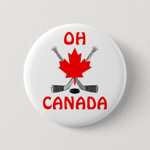 Badge Rond 5 Cm Oh le Canada