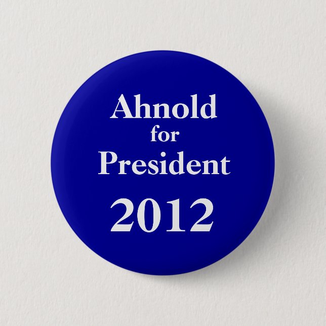 Badge Rond 5 Cm Oh-nold pour le président 2012 (Devant)