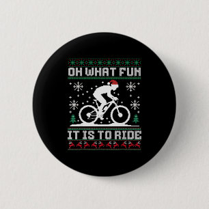 Badge Rond 5 Cm Oh Quelle Joie De Faire Du Vélo De Montagne Biker