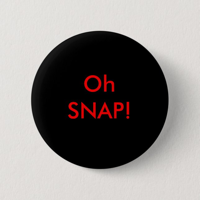 Badge Rond 5 Cm Oh RUPTURE ! Bouton (Devant)