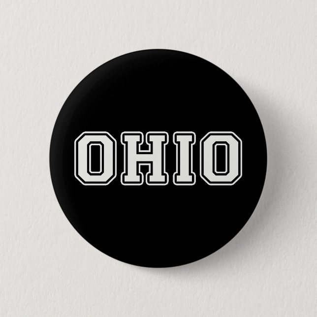 Badge Rond 5 Cm Ohio (Devant)