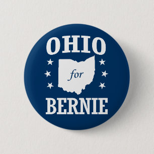 BADGE ROND 5 CM OHIO POUR BERNIE SANDERS