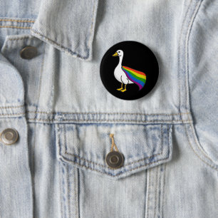 Badge Rond 5 Cm Oie arc-en-ciel Fierté LGBTQ Gay Transgenre LGBTQ+