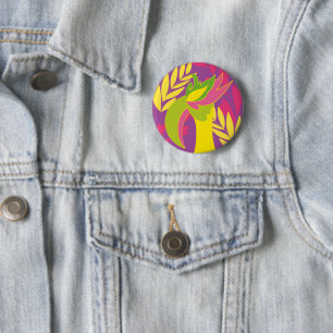 Badge Rond 5 Cm oiseau