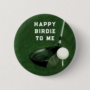 Badge Rond 5 Cm Oiseau de golf