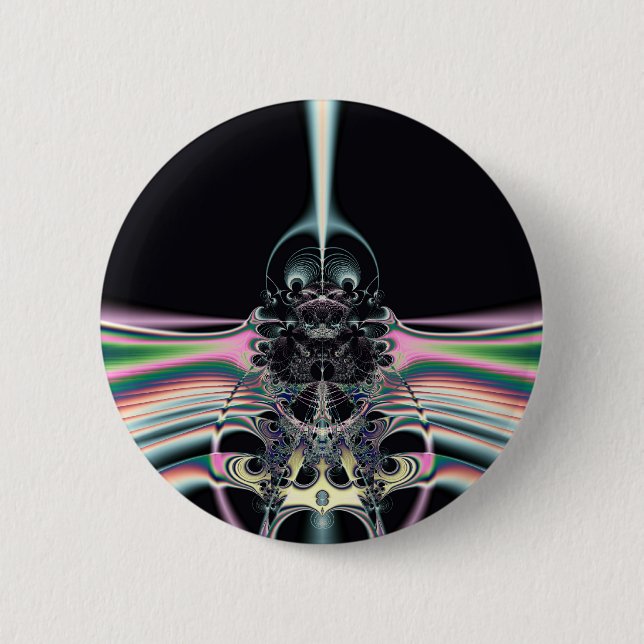 Badge Rond 5 Cm Oiseau funky (Devant)
