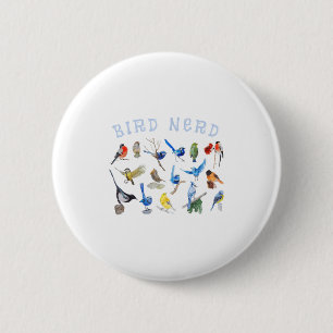 Badge Rond 5 Cm Oiseaux Observation Nerd Oiseaux Oiseaux Amateurs 