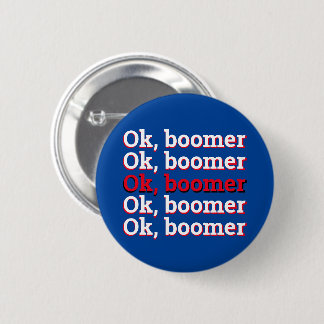 Badge Rond 5 Cm OK Boomer