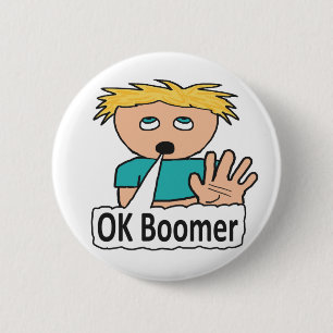 Badge Rond 5 Cm OK Boomer