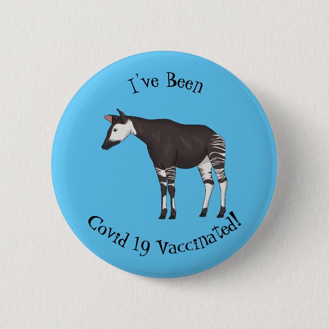 Badge Rond 5 Cm Okapi (Devant)