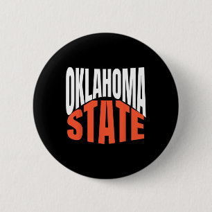 Badge Rond 5 Cm Oklahoma State 