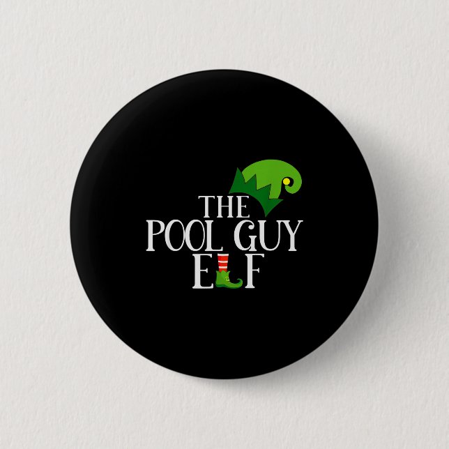 Badge Rond 5 Cm Ol Guy Elf Matching Family Group Christmas Party P (Devant)