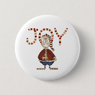 Badge Rond 5 Cm Old St. Nick