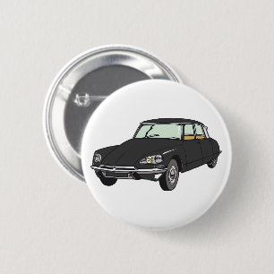 Badge Rond 5 Cm Oldtimer Citroen