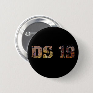 Badge Rond 5 Cm Oldtimer Citroen DS 19 limousine