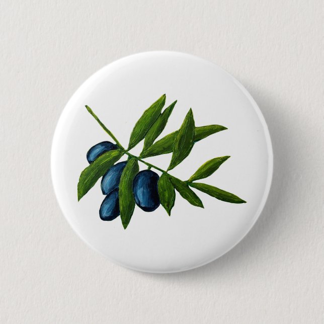 Badge Rond 5 Cm Olives (Devant)