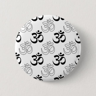 Badge Rond 5 Cm Om, Aum Symbol