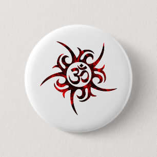 Badge Rond 5 Cm Om, Om Hindu, Om Symbole, Om Logo, Aum