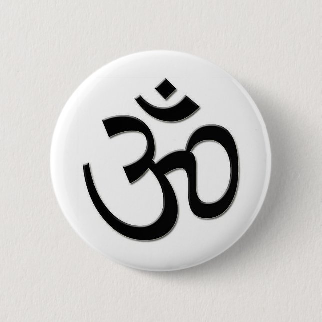 BADGE ROND 5 CM OM SHANTI (Devant)