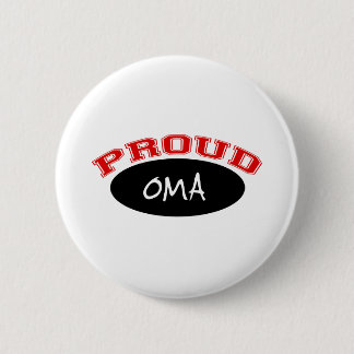 Badge Rond 5 Cm Oma fier (noir et rouge)