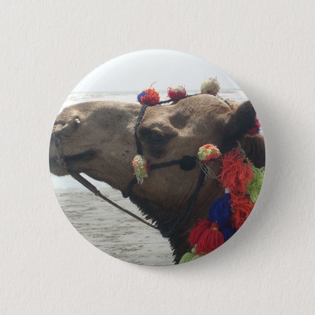 Badge Rond 5 Cm Oman Mascate Photo Art (Devant)
