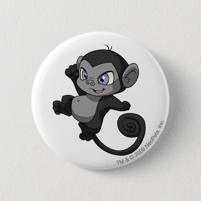 Badge Rond 5 Cm Ombre de Mynci (Devant)