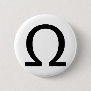 Badge Rond 5 Cm Omega