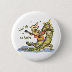 Badge Rond 5 Cm On da Bayou
