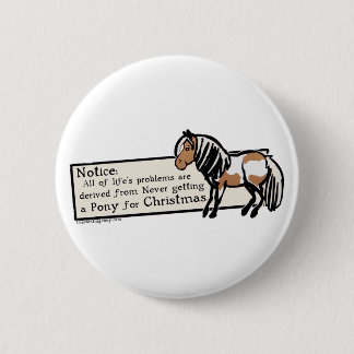Badge Rond 5 Cm On N'A Jamais Eu De Ponte