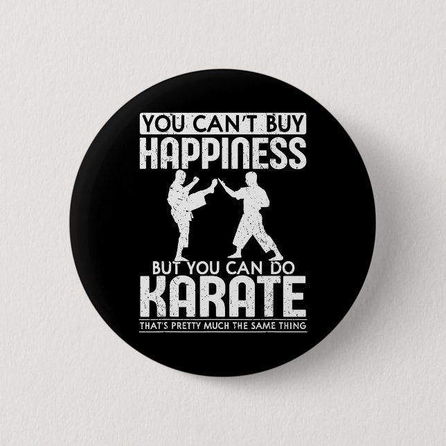 Badge Rond 5 Cm On ne peut pas acheter le bonheur  (Devant)