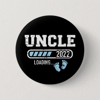 Badge Rond 5 Cm Oncle 2022 chargement pour faire-part de grossesse