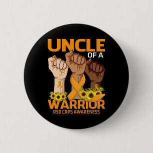 Badge Rond 5 Cm Oncle De Main D'Un Guerrier Rsd Crps Sensibilisati