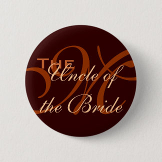 Badge Rond 5 Cm Oncle du bouton de jeune mariée