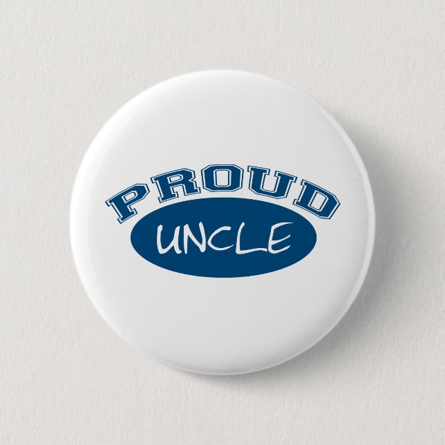 Badge Rond 5 Cm Oncle fier (bleu) (Devant)