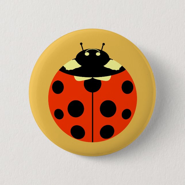 Badge Rond 5 Cm One ladybug (Devant)