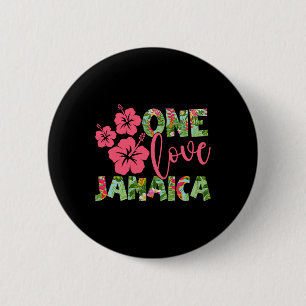 Badge Rond 5 Cm One Love Jamaica 2025 Caribbean Vacation Theme Fam