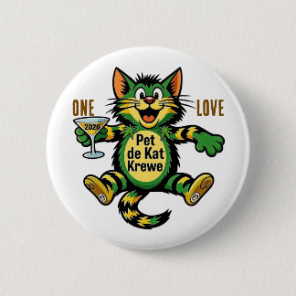 BADGE ROND 5 CM ONE LOVE  ONE KAT