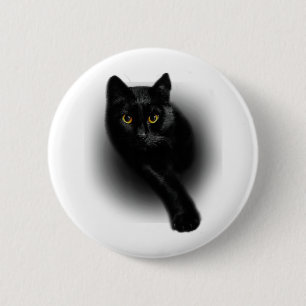 Badge Rond 5 Cm Ongles à limer Black Cat