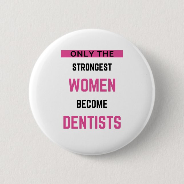 Badge Rond 5 Cm Only The Strongest (Devant)